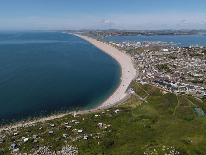 Chesil Beach from Portland