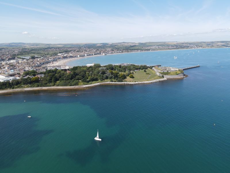 Nothe Fort from Newtons Cove